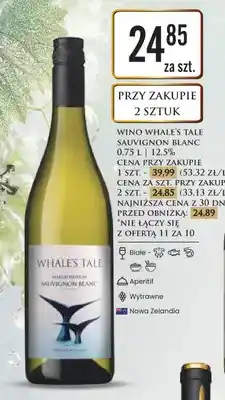 Dino Wino białe wytrawne Whale's Tale Sauvignon Blanc oferta