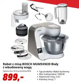 Media Markt Robot kuchenny Bosch MUM5XW20 oferta