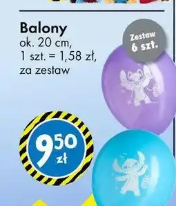 Tedi Balony Lilo i Stitch 6-pak oferta
