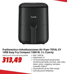 Media Markt Frytkownica niskotłuszczowa Air fryer Tefal Easy Fry Compact oferta
