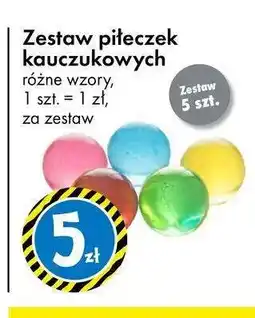 Tedi Zestaw piłeczek kauczukowych 5-pak oferta