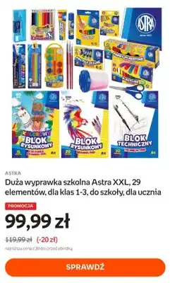 Duża wyprawka szkolna Astra XXL 29 elementów