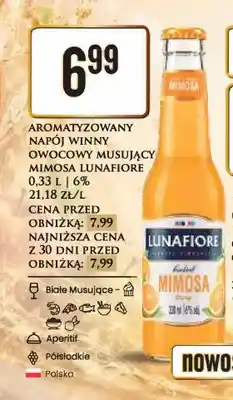 Dino Aromatyzowany napój winny owocowy musujący Mimosa Lunafiore oferta