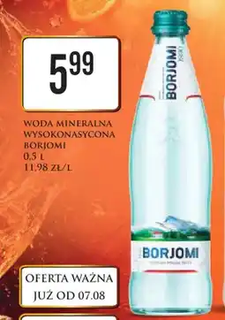 Dino Woda mineralna wysokonasycona Borjomi oferta
