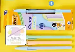 Biedronka Długopisy Cristal Pastel BIC oferta