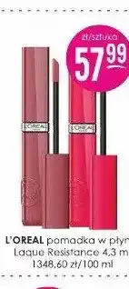 Jaśmin Pomadka w płynie L'Oreal Laque Resistance oferta