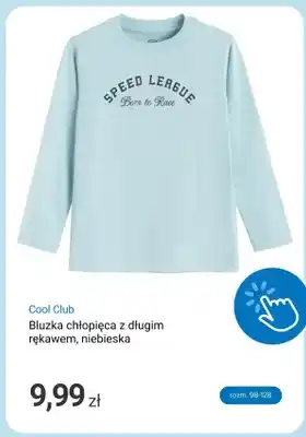 Smyk Bluzka chłopięca z długim rękawem Cool Club niebieska oferta