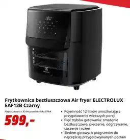 Media Markt Frytkownica beztłuszczowa Electrolux EAF12B Czarny oferta