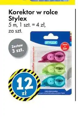Tedi Korektor w rolce Stylex 5 m 3-pak oferta