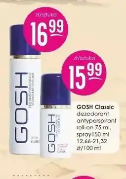 Jaśmin Dezodorant antyperspirant roll-on GOSH Classic oferta