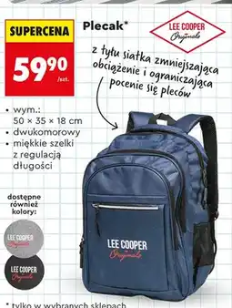 Biedronka Plecak Lee Cooper oferta