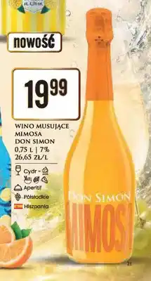 Dino Wino musujące Mimosa Don Simon oferta