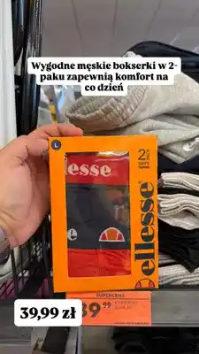 Biedronka Bokserki męskie Ellesse oferta