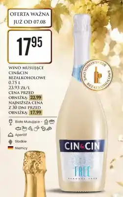 Dino Wino musujące bezalkoholowe Cin&Cin Free oferta