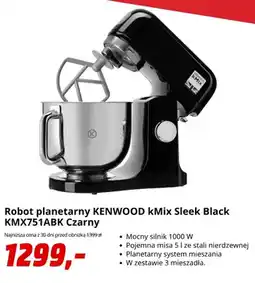 Media Markt Robot planetarny Kenwood kMix Sleek Black Czarny oferta