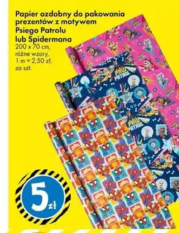 Tedi Papier ozdobny do pakowania prezentów Paw Patrol 200x70 cm oferta