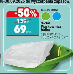 Biedronka Piaskownica łódka z pokrowcem Palplay oferta