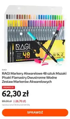 Empik Markery akwarelowe Ragi dwustronne wodne oferta