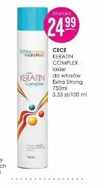 Jaśmin Lakier do włosów Cece Keratin Complex Extra Strong oferta