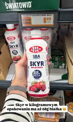 Biedronka Jogurt Skyr Mlekovita SBA Garden Fruits oferta
