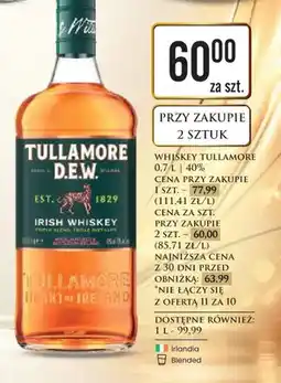 Dino Whiskey Tullamore D.E.W oferta