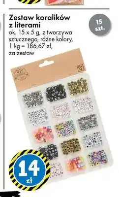 Tedi Zestaw koralików z literami DIY oferta