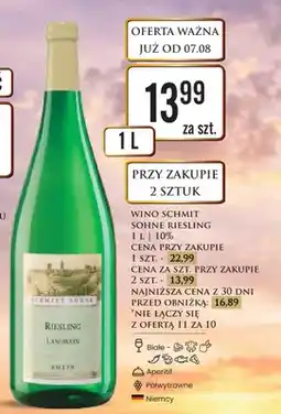 Dino Wino białe półwytrawne Schmit Söhne Riesling oferta