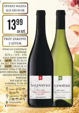 Dino Wino Le Canotage białe półwytrawne oferta