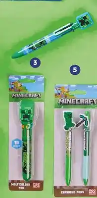 Biedronka Długopis wielokolorowy Minecraft oferta