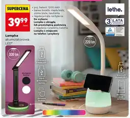 Biedronka Lampka akumulatorowa LED Lethe z okrągłą podstawą oferta