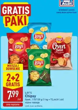 ALDI Chipsy Lay's Paprika oferta