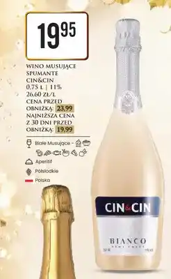 Dino Wino musujące Spumante Cin&Cin Bianco oferta