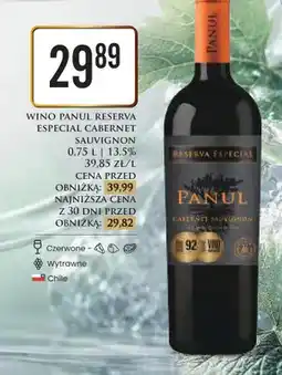 Dino Wino czerwone wytrawne Panul Reserva Especial Cabernet Sauvignon oferta