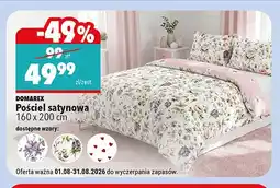 Biedronka Pościel satynowa Domarex 160x200 cm oferta