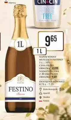Dino Napój winny musujący Festino Bianco oferta