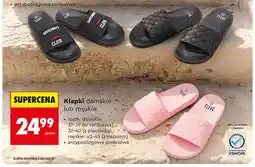 Biedronka Klapki damskie Clevé z plecionką oferta