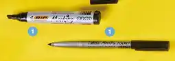 Biedronka Marker permanentny z cienką końcówką BIC oferta