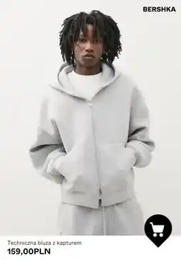 Bershka Techniczna bluza z kapturem Bershka oferta