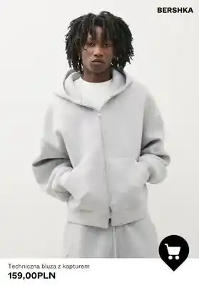 Bershka Techniczna bluza z kapturem Bershka oferta