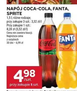Stokrotka Napój gazowany Coca-Cola Zero oferta