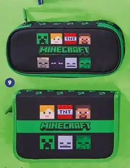 Biedronka Piórnik jednokomorowy Minecraft oferta