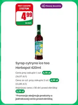Dino Syrop cytryna ice tea Herbapol oferta