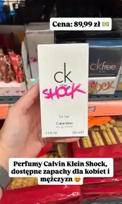 Biedronka Woda toaletowa Calvin Klein ck one Shock for her oferta