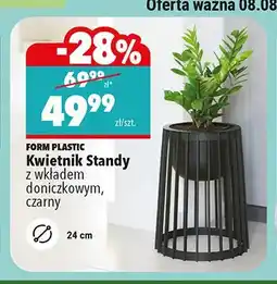 Biedronka Kwietnik Standy z wkładem doniczkowym Form Plastic oferta