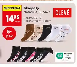 Biedronka Skarpety damskie Clevé 5-pak oferta