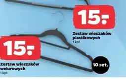 Netto Zestaw wieszaków welurowych oferta