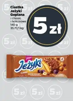 Netto Ciastka Jeżyki Goplana classic kokosowe oferta