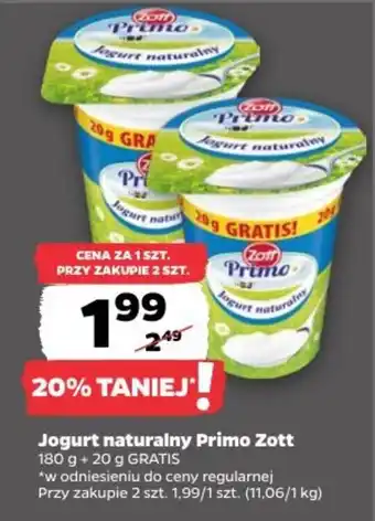 Netto Jogurt naturalny Primo Zott oferta