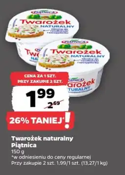 Netto Twarożek naturalny Piątnica oferta