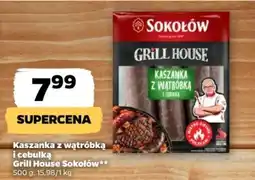 Netto Kaszanka z wątróbką i cebulką Grill House Sokołów oferta